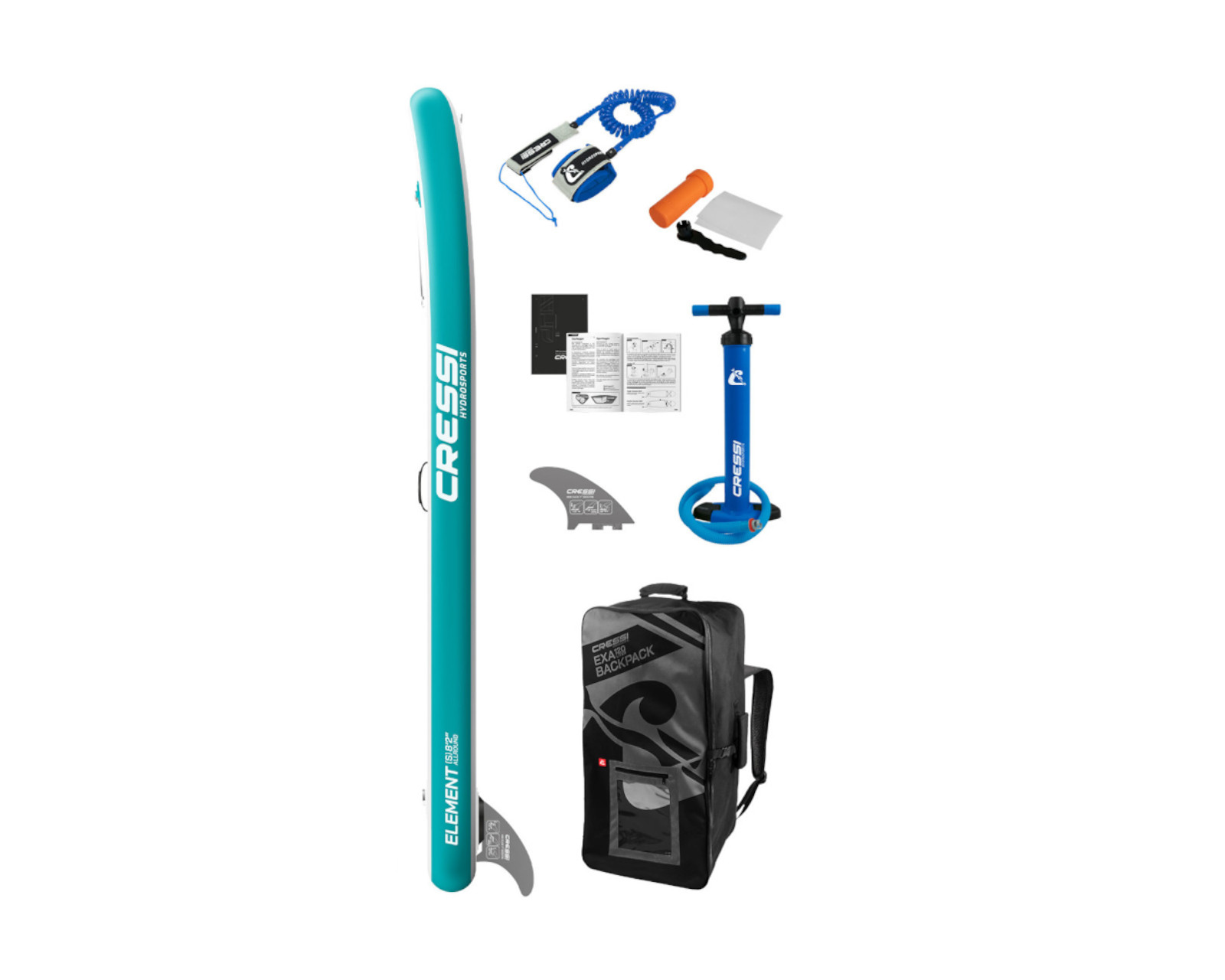 Foto 3 pulgar | Tabla Paddle Board Cressi Inflable Element Small All Round color Blanco/ Azul