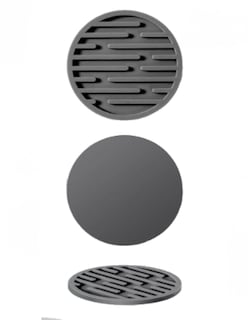 Foto 3 | Portavasos Antideslizantes 8 Piezas Gris + Temo Güish