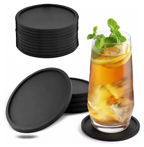 Foto 3 pulgar | Set De 10 Elegantes Posavasos Antideslizantes De Silicona Xtellar Profesional Para Hogar Y Eventos