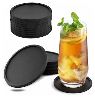 Foto 2 | Set De 10 Elegantes Posavasos Antideslizantes De Silicona Xtellar Profesional Para Hogar Y Eventos