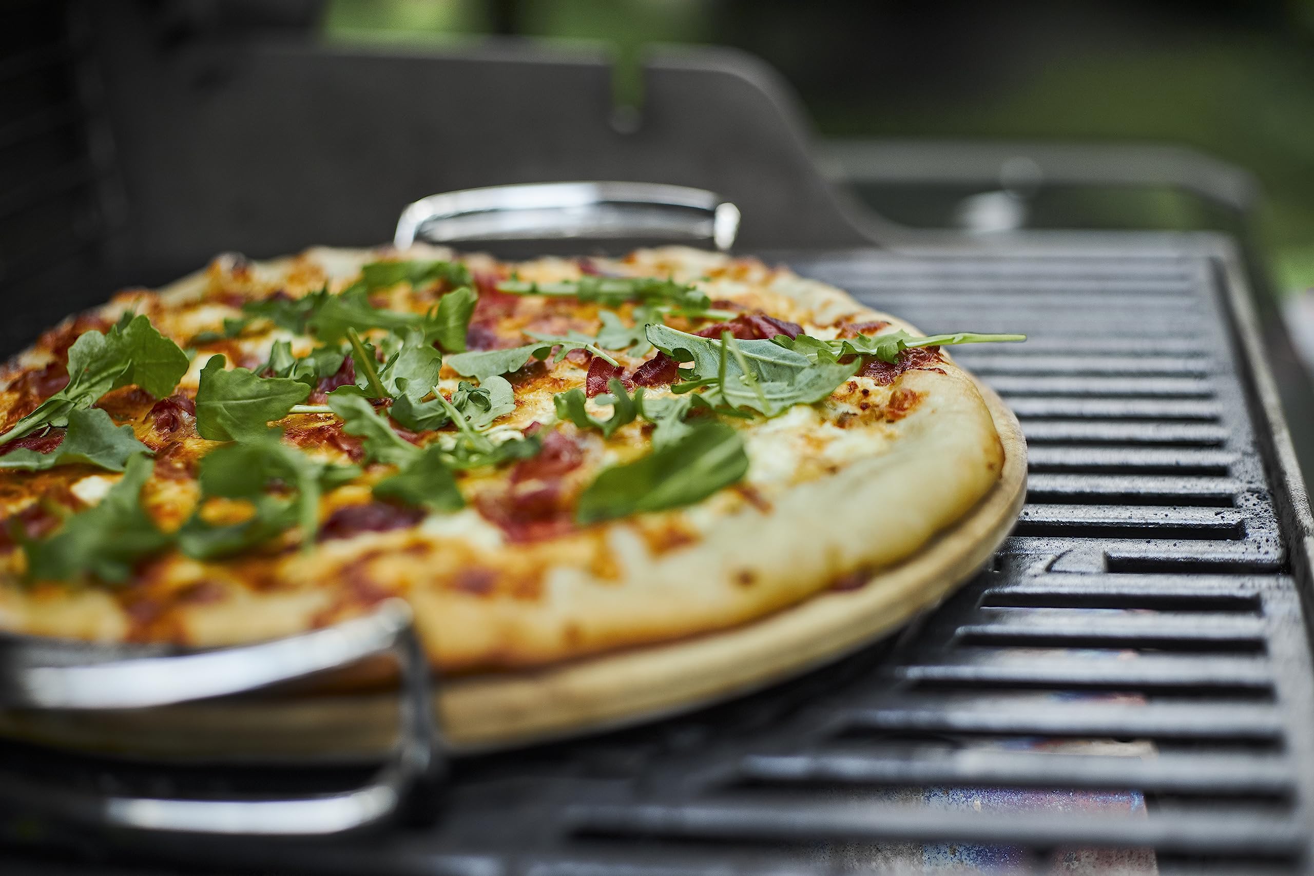 Foto 3 | Sistema de Barbacoa Gourmet Pizza Piedra Weber con Soporte de Transporte - Venta Internacional
