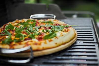 Foto 3 | Sistema de Barbacoa Gourmet Pizza Piedra Weber con Soporte de Transporte - Venta Internacional