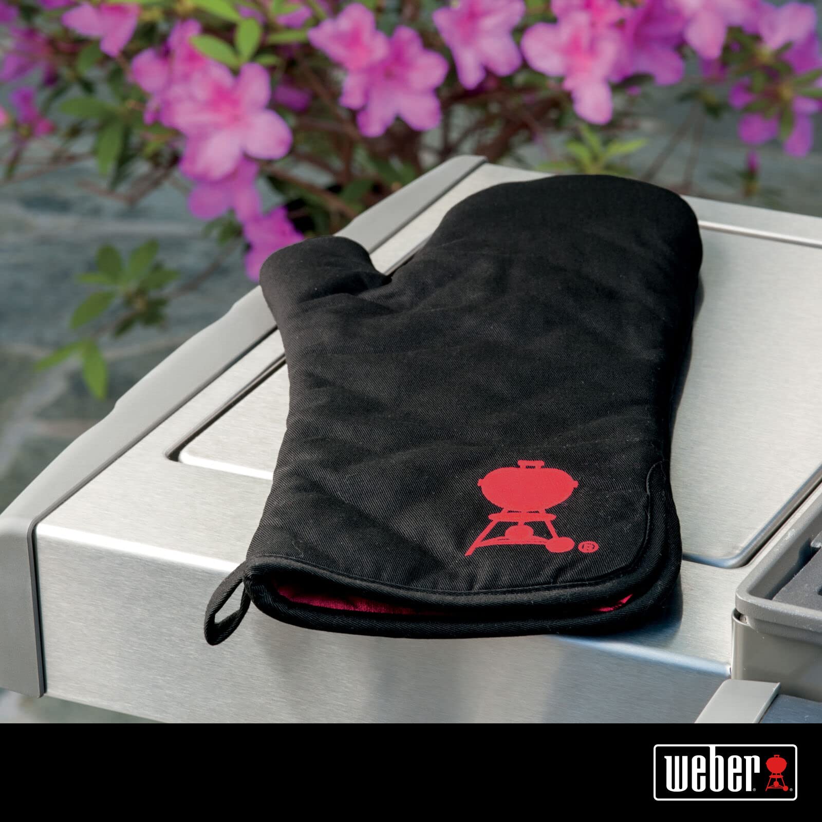 Foto 4 pulgar | Guante para Barbacoa Weber Negro con Bordado Rojo - Venta Internacional