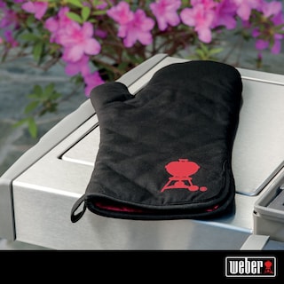 Foto 3 | Guante para Barbacoa Weber Negro con Bordado Rojo - Venta Internacional