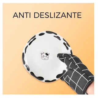 Foto 3 | Guantes Agarraderas Cocina Lab.g Negro De Cuadros