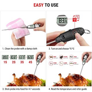 Foto 5 | Termómetro Digital ThermoPro para Carne-Venta Internacional