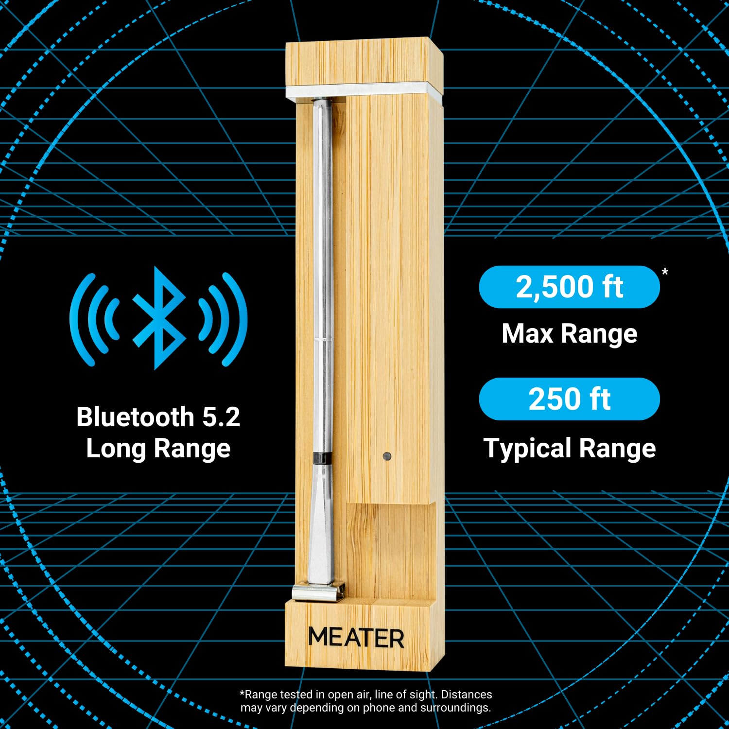 Foto 4 pulgar | Termómetro Inteligente Para Carne Meater 2 Plus 100% Resistente Al Agua - Venta Internacional.