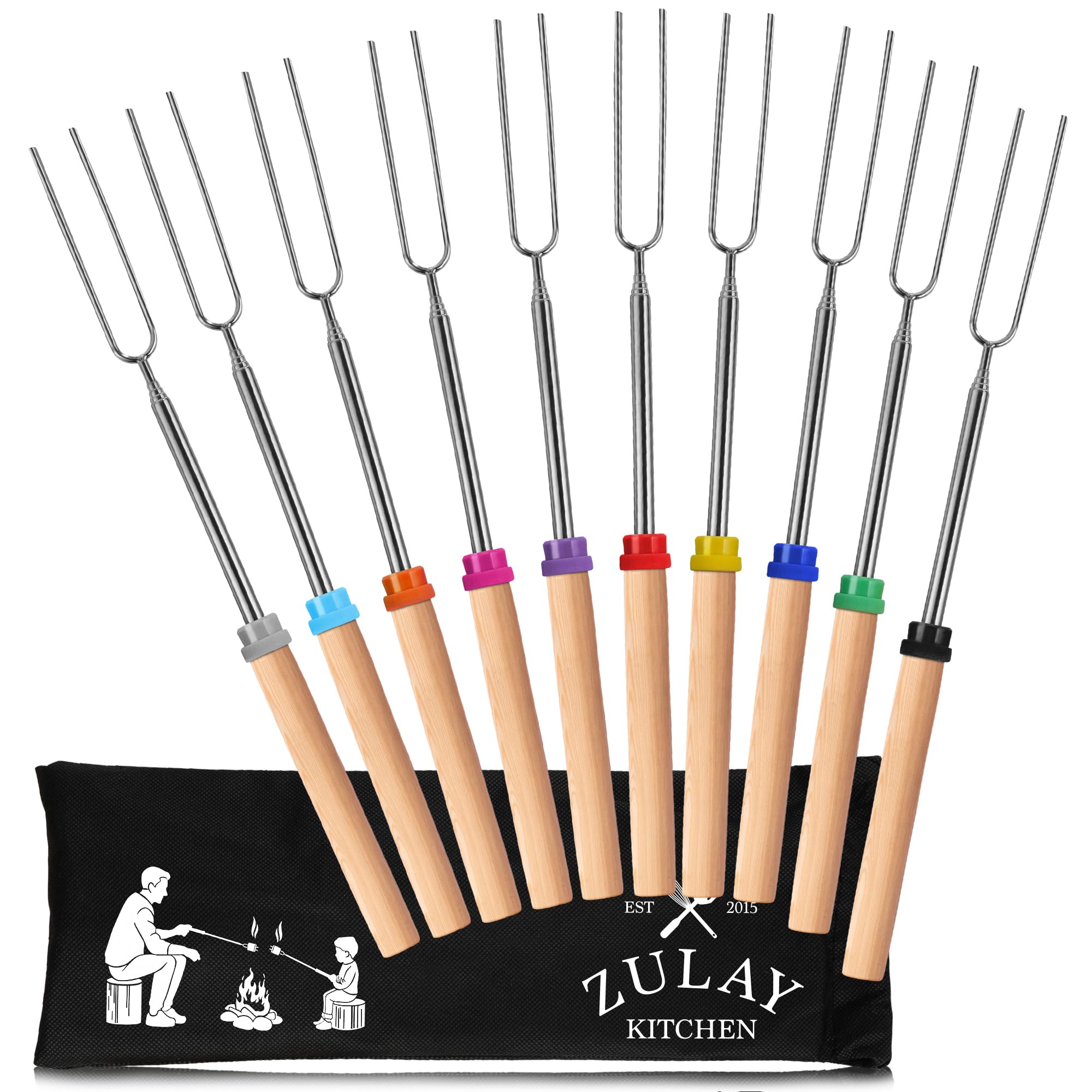 Utensilios para Asador Zulay Kitchen 10 Piezas-Venta Internacional