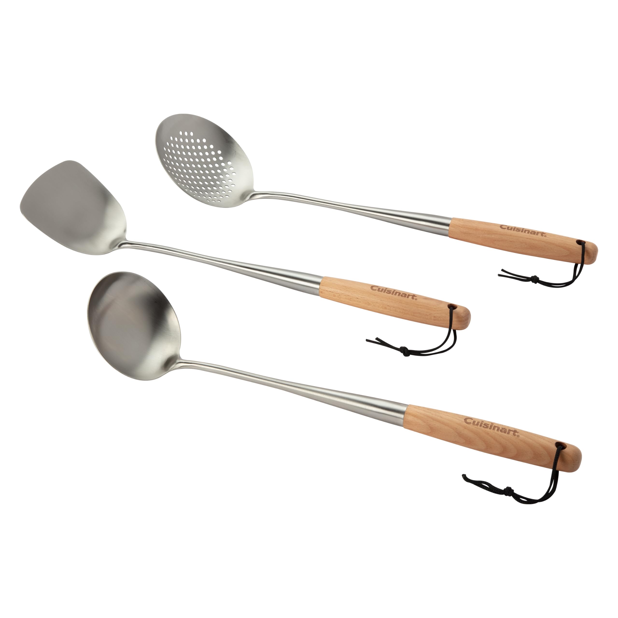 Foto 2 pulgar | Juego De Herramientas Para Wok Cuisinart, 3 Piezas, Acero Inoxidable - Venta Internacional.