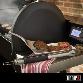 Foto 3 | Juego De Herramientas Para Asar Weber Precision, Pinzas Y Espátula De Acero Inoxidable - Venta Internacional.
