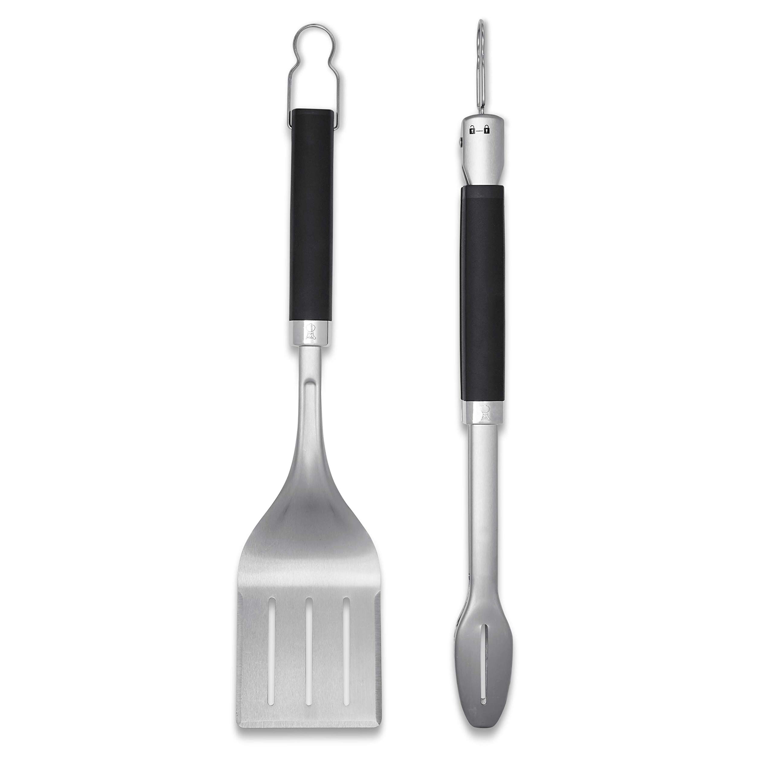 Foto 4 | Juego De Herramientas Para Asar Weber Precision, Pinzas Y Espátula De Acero Inoxidable - Venta Internacional.