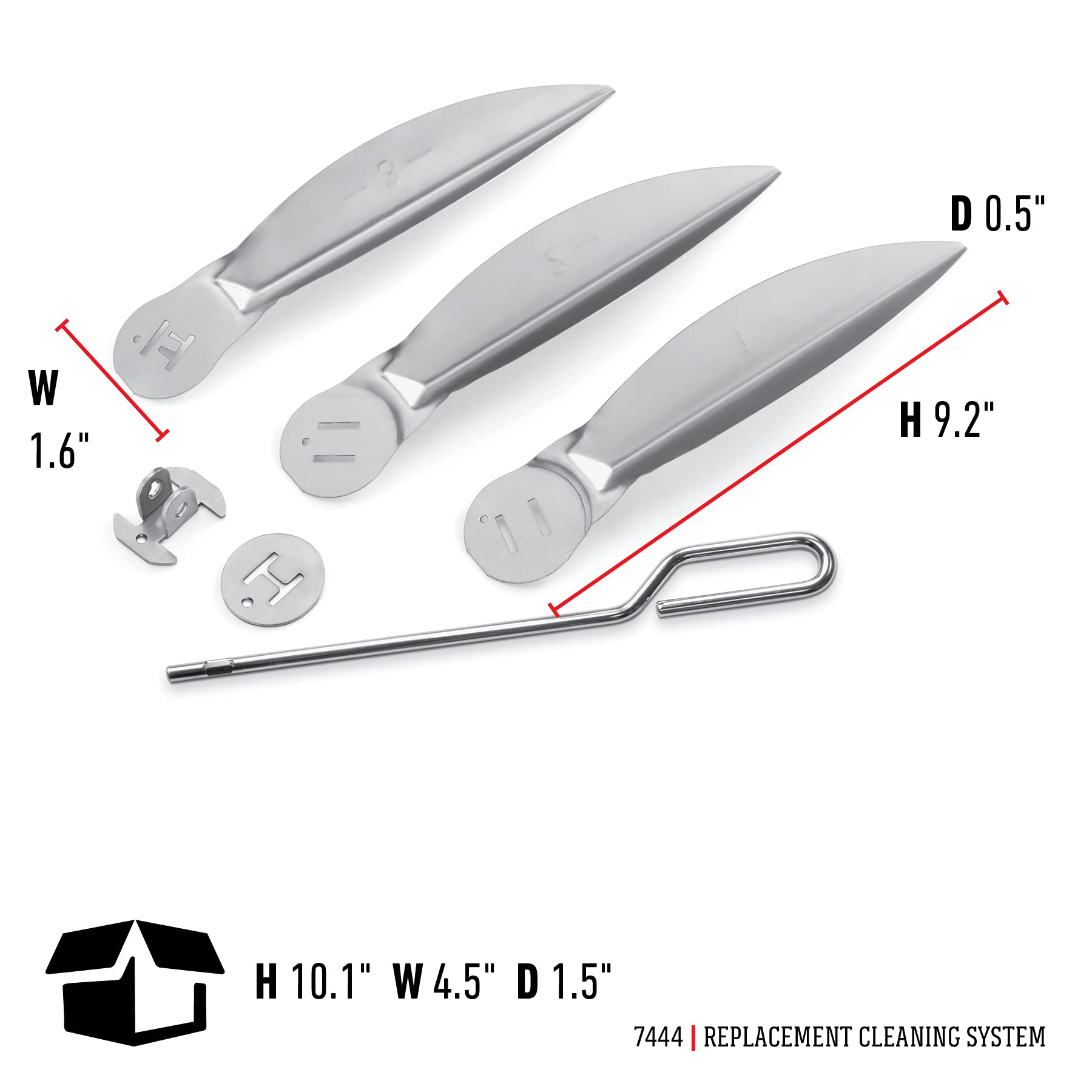 Foto 6 pulgar | Kit de Sistema de Limpieza Weber One-touch de 22,5 Pulgadas para Parrillas - Venta Internacional