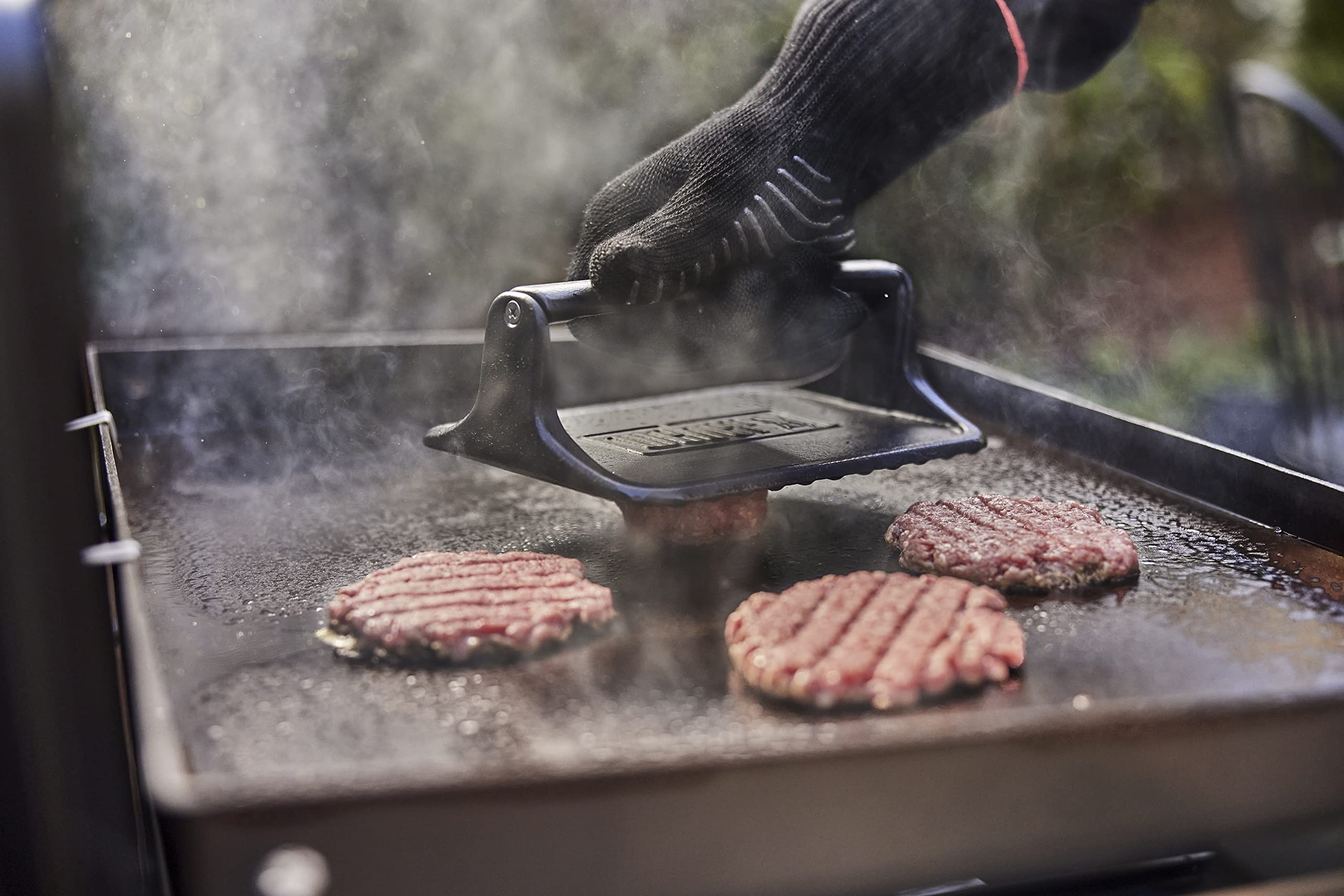 Foto 5 pulgar | Plancha Weber Heavy Duty de Hierro Fundido Antiadherente - Venta Internacional