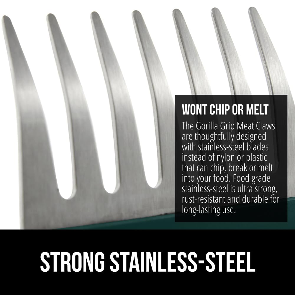 Foto 3 | Trituradora De Carne Claws Gorilla Grip, 100% Acero Inoxidable Sin Bpa - Venta Internacional.
