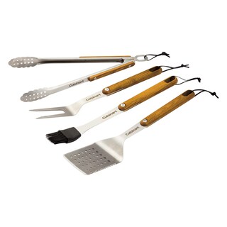 Foto 1 | Juego De Herramientas Para Asar Cuisinart Cgs-1100 Con Espátula, Pinzas, Tenedor Y Cepillo - Venta Internacional.