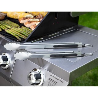 Foto 2 | Juego De Pinzas Para Barbacoa Cuisinart Cit-2123, Acero Inoxidable, 2 Piezas - Venta Internacional.