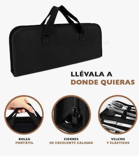 Foto 4 | Juego Utensilios De Cocina Para Barbacoa Parrilla Acero Inox
