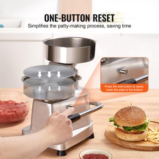 Foto 5 | Máquina Para Hacer Hamburguesas Vevor Commercial Para Hacer Hamburguesas De Ternera, 150 Mm - Venta Internacional.