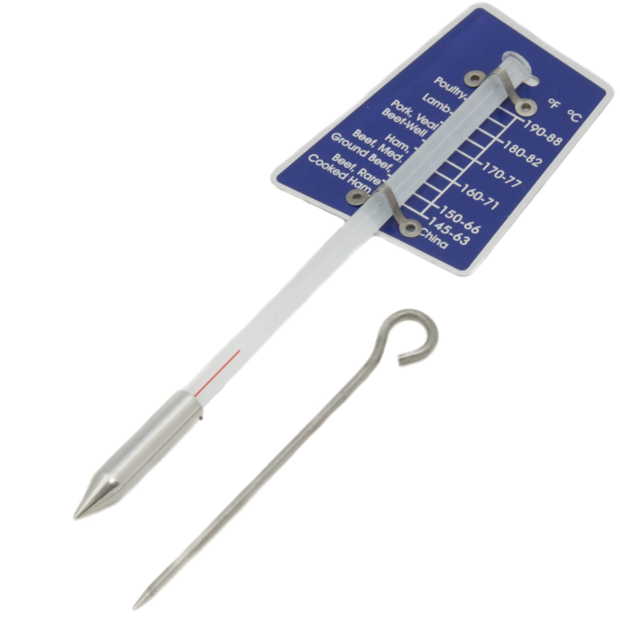Termómetro Para Carne Chef Craft Select De Cristal, 16,5 Cm, Azul - Venta Internacional.