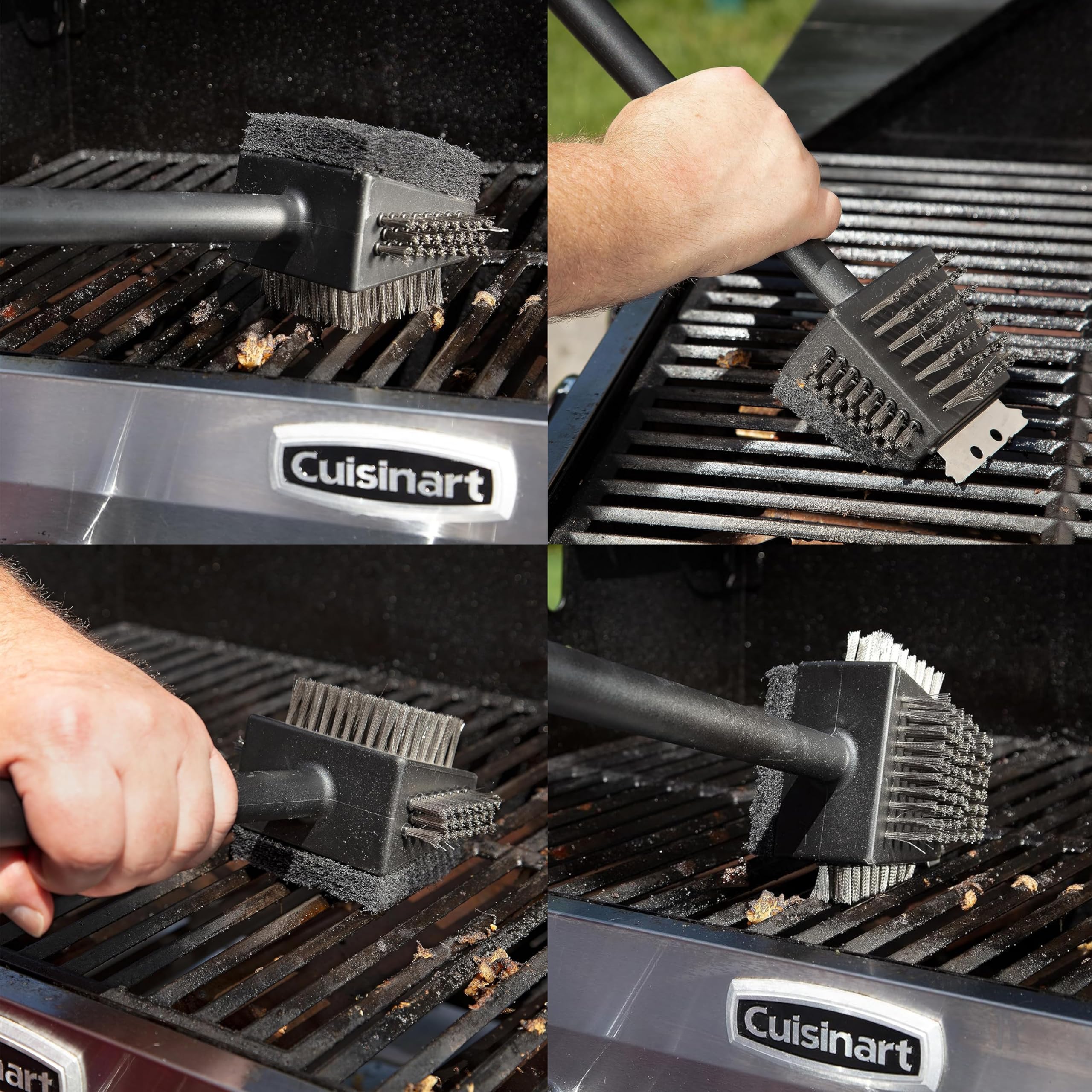 Foto 7 | Cepillo De Limpieza Para Parrillas Cuisinart Ccb-4125 4 En 1 De Acero Inoxidable - Venta Internacional.