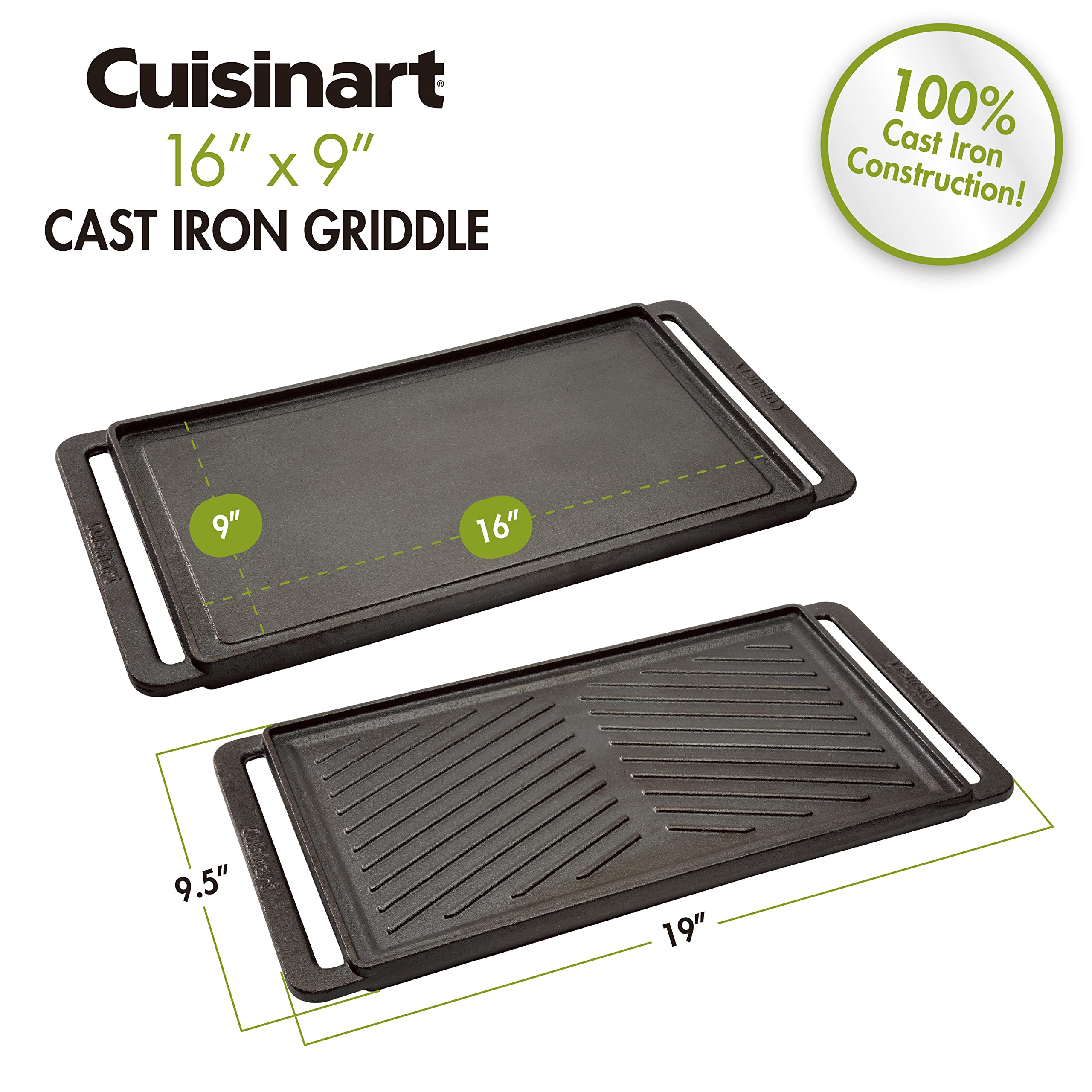 Foto 5 | Plato de Utensilios de Cocina para Parrilla Cuisinart Ccp-2000 de Hierro Fundido - Venta Internacional