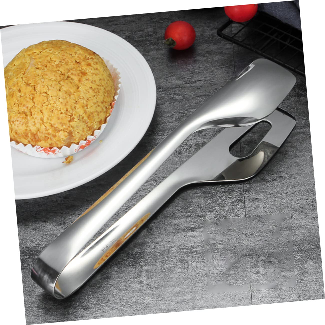 Foto 4 pulgar | Pinzas Para Alimentos Feltechelectr, Exquisita Artesanía Para Pulir, De Acero Inoxidable - Venta Internacional.