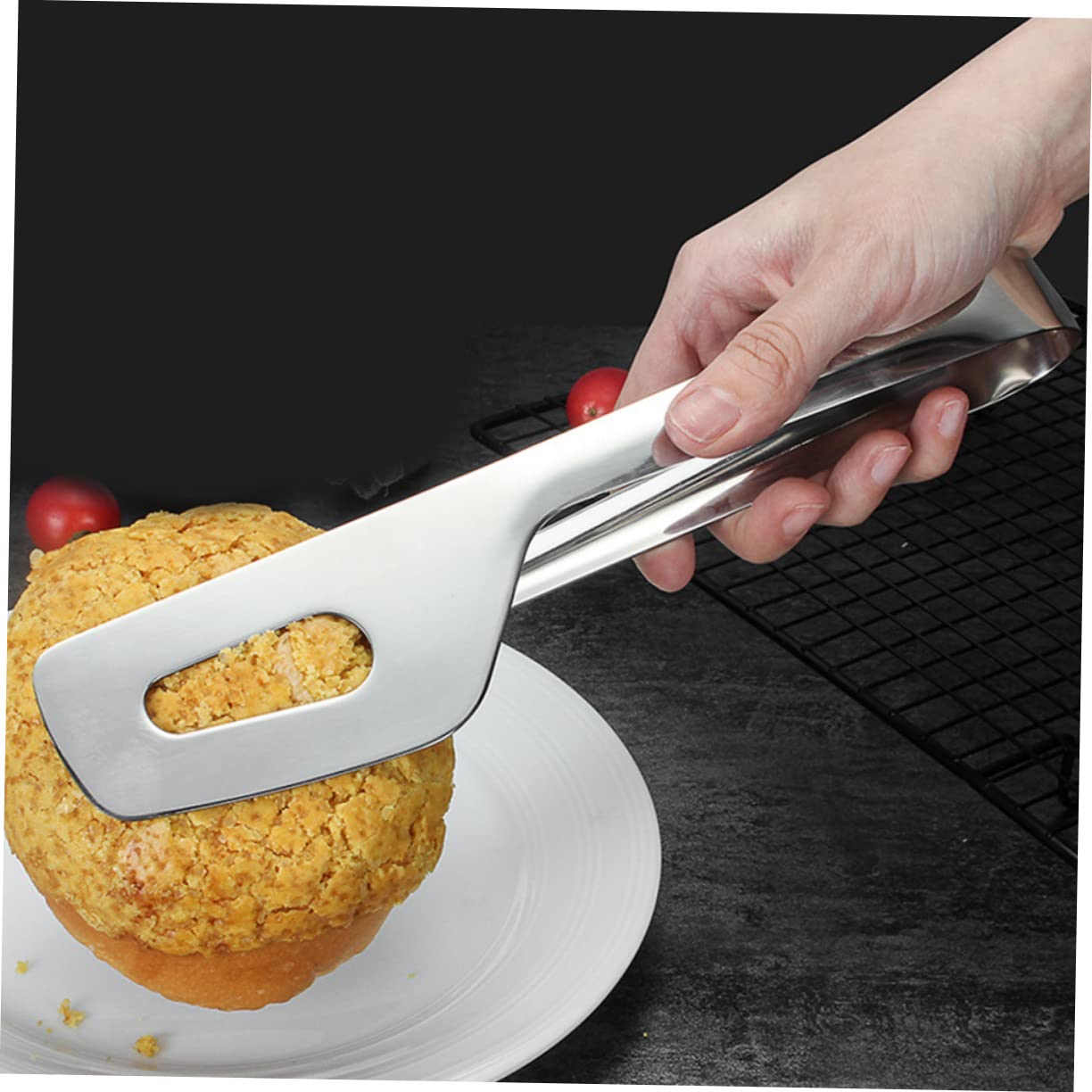 Foto 7 | Pinzas Para Alimentos Feltechelectr, Exquisita Artesanía Para Pulir, De Acero Inoxidable - Venta Internacional.