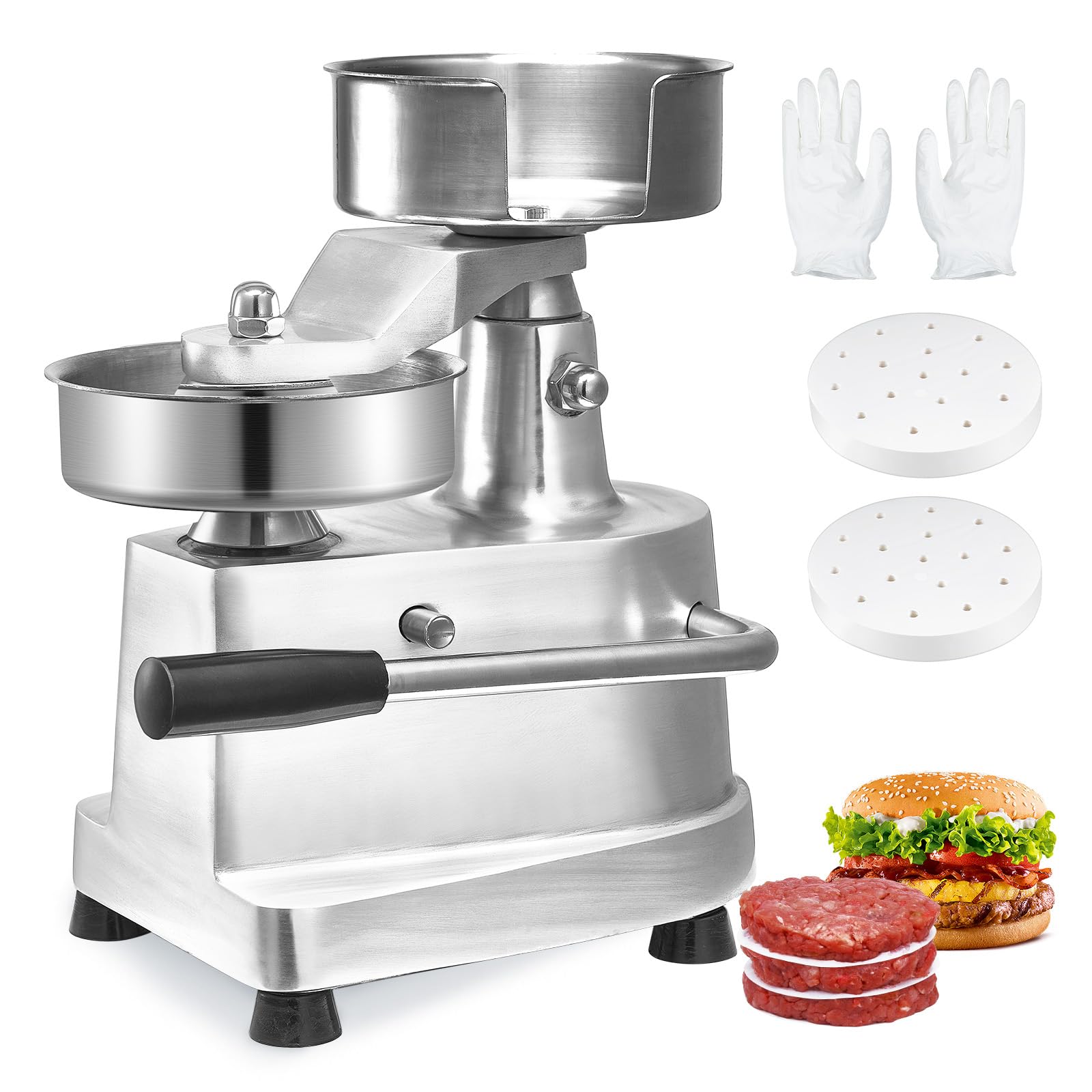 Máquina Para Hacer Hamburguesas Vevor Commercial Para Hamburguesas De Ternera, 130 Mm - Venta Internacional.