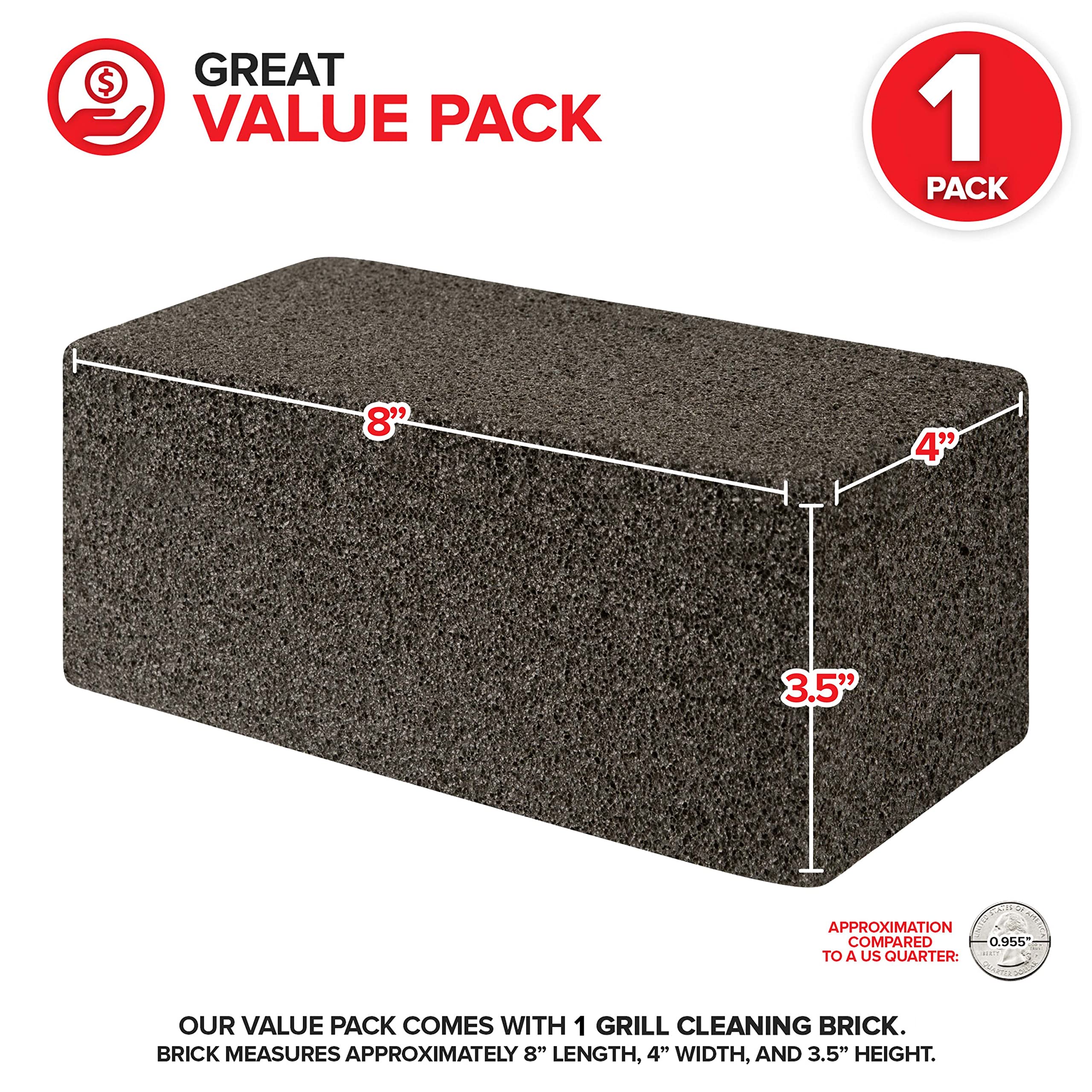 Foto 3 pulgar | Piedra Pómez Stock Your Home de Alta Resistencia para Limpiar Parrillas - Venta Internacional