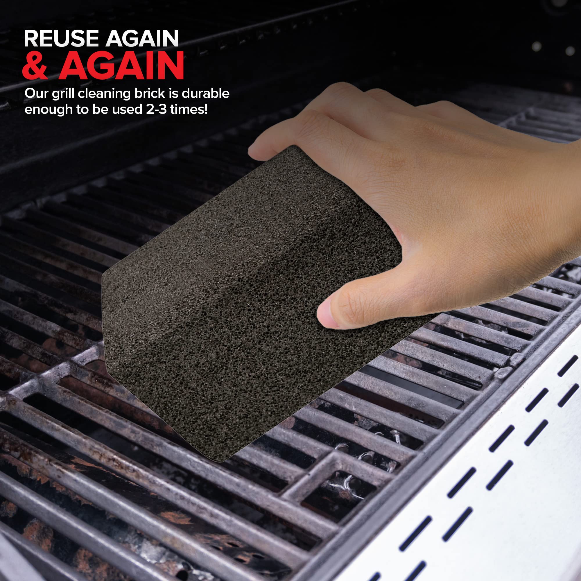 Foto 8 pulgar | Piedra Pómez Stock Your Home de Alta Resistencia para Limpiar Parrillas - Venta Internacional