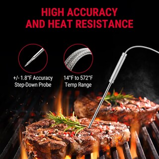 Foto 5 | Termómetro Inalámbrico Para Carne Thermopro Tp20 Con 2 Sondas De 150 M - Venta Internacional.
