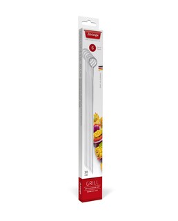 Foto 1 | Set De Brochetas Triangulares 6 Piezas 25 Cm Con Anilla - Venta Internacional.