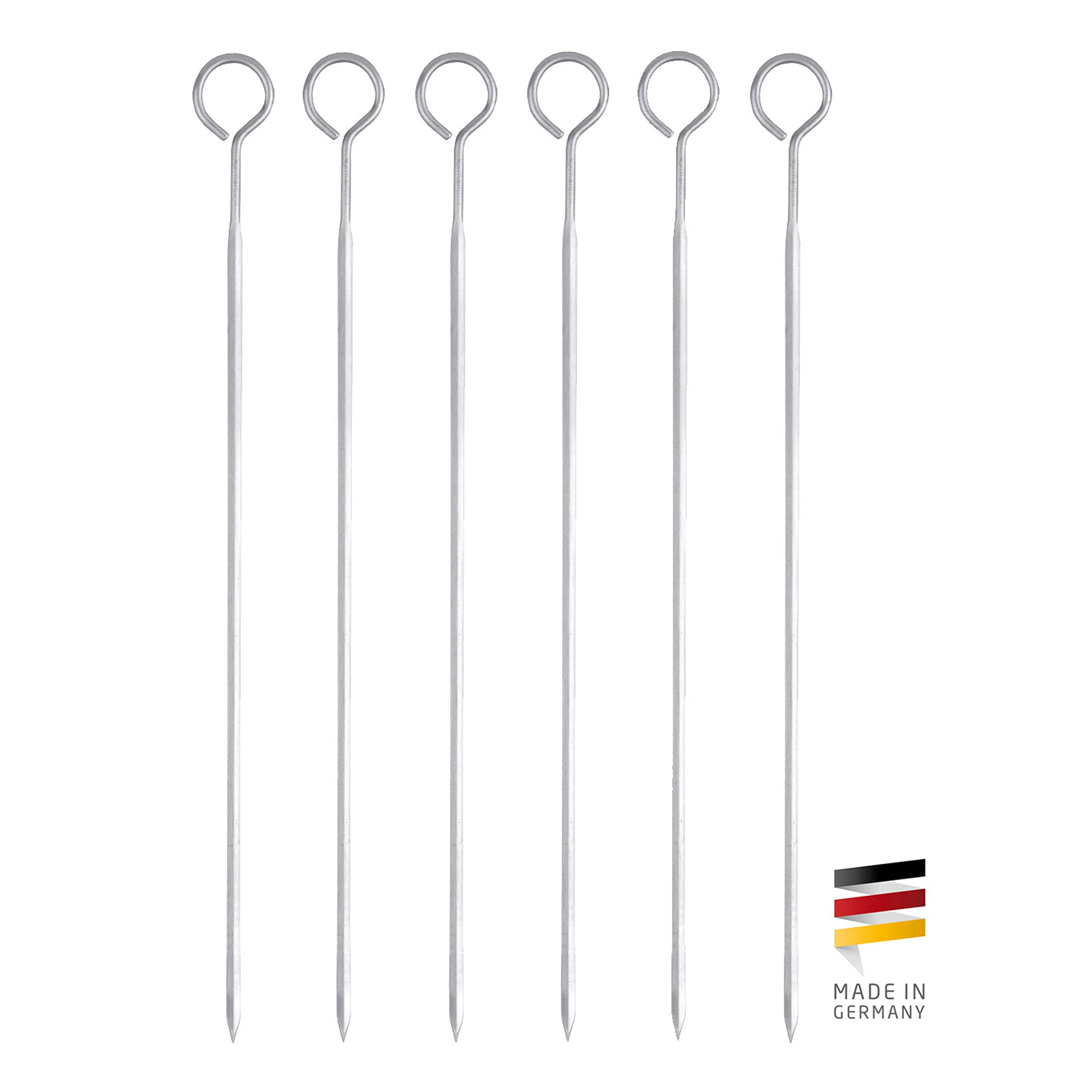 Foto 3 pulgar | Set De Brochetas Triangulares  6 Piezas  25 Cm  Con Anilla - Venta Internacional.