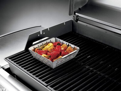 Foto 3 | Cesta de Verduras Weber de Acero Inoxidable para Parrillas - Venta Internacional