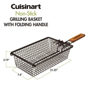 Foto 5 | Cesta Para Asar Cuisinart Cntb-555 Antiadherente Con Mango Alargado - Venta Internacional.