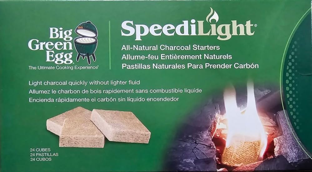 Foto 3 pulgar | Charcoal Starters Big Green Egg Totalmente Natural 24 Cubos - Venta Internacional