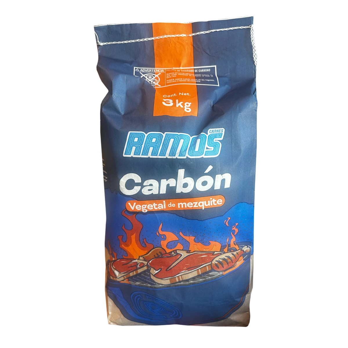 Foto 1 | Carbón Vegetal De Mezquite Ramos 3kg