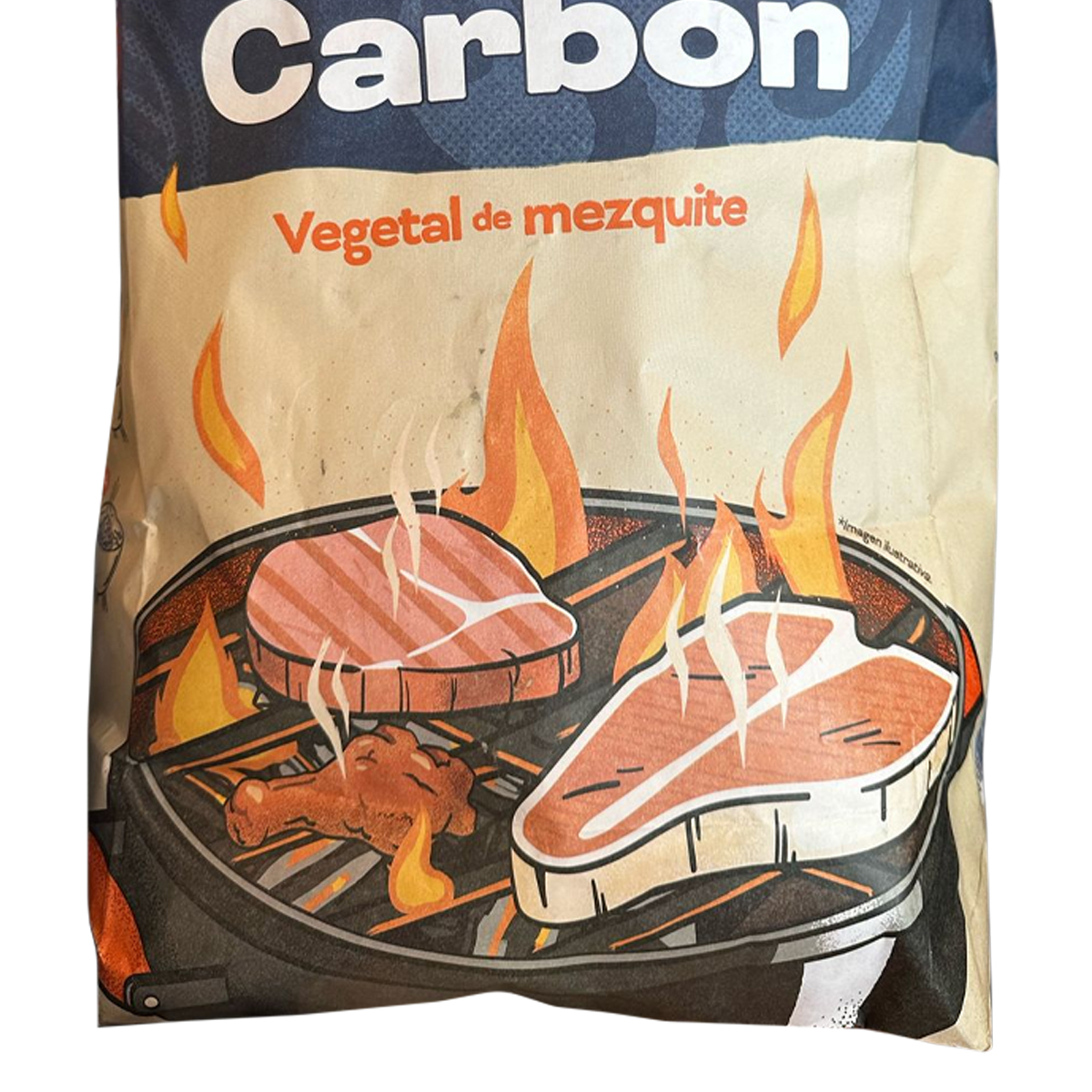 Foto 4 pulgar | Carbón Vegetal De Mezquite Ramos 6.8kg
