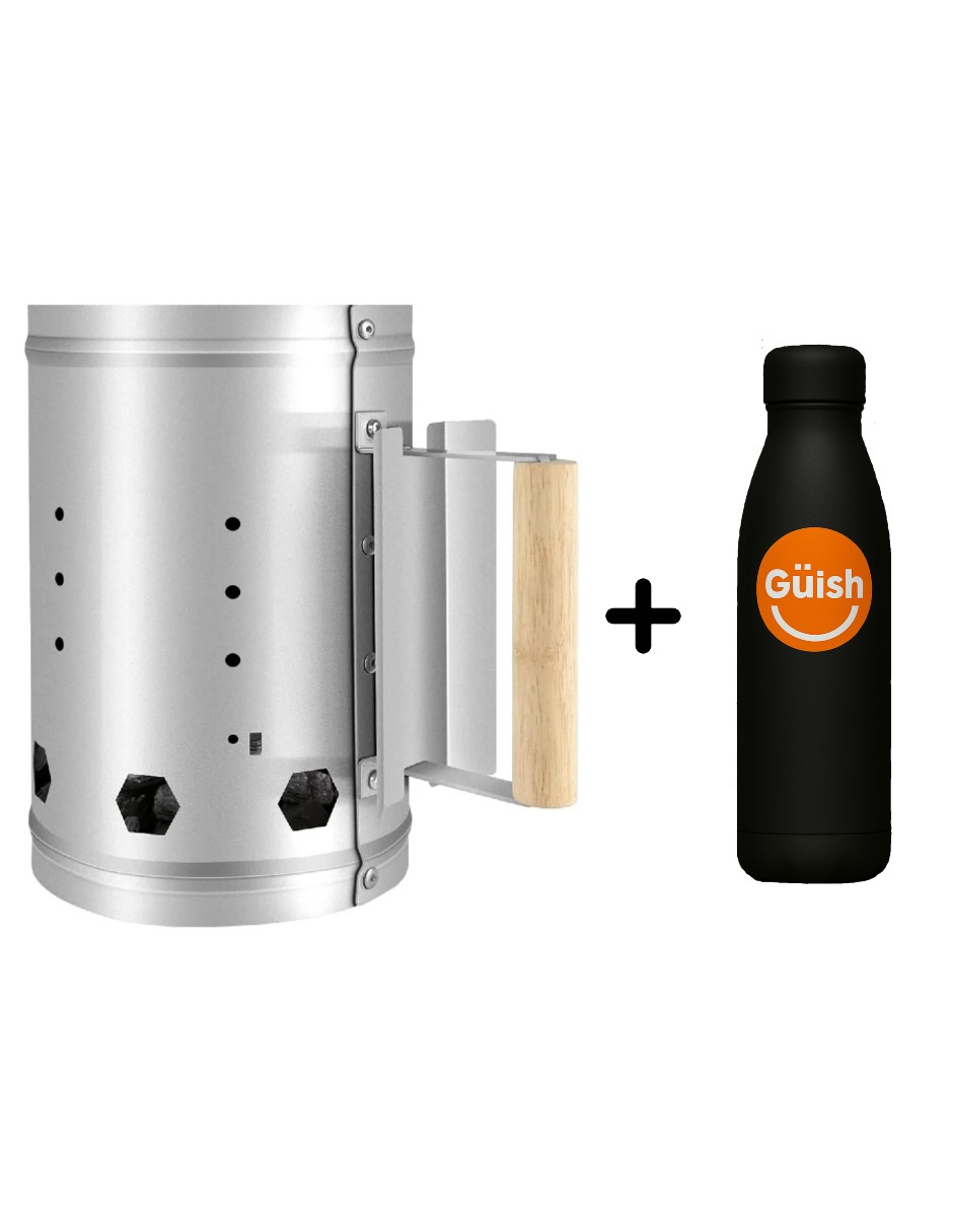 Iniciador De Fuego Para Asador+regalo Termo De Agua Güish