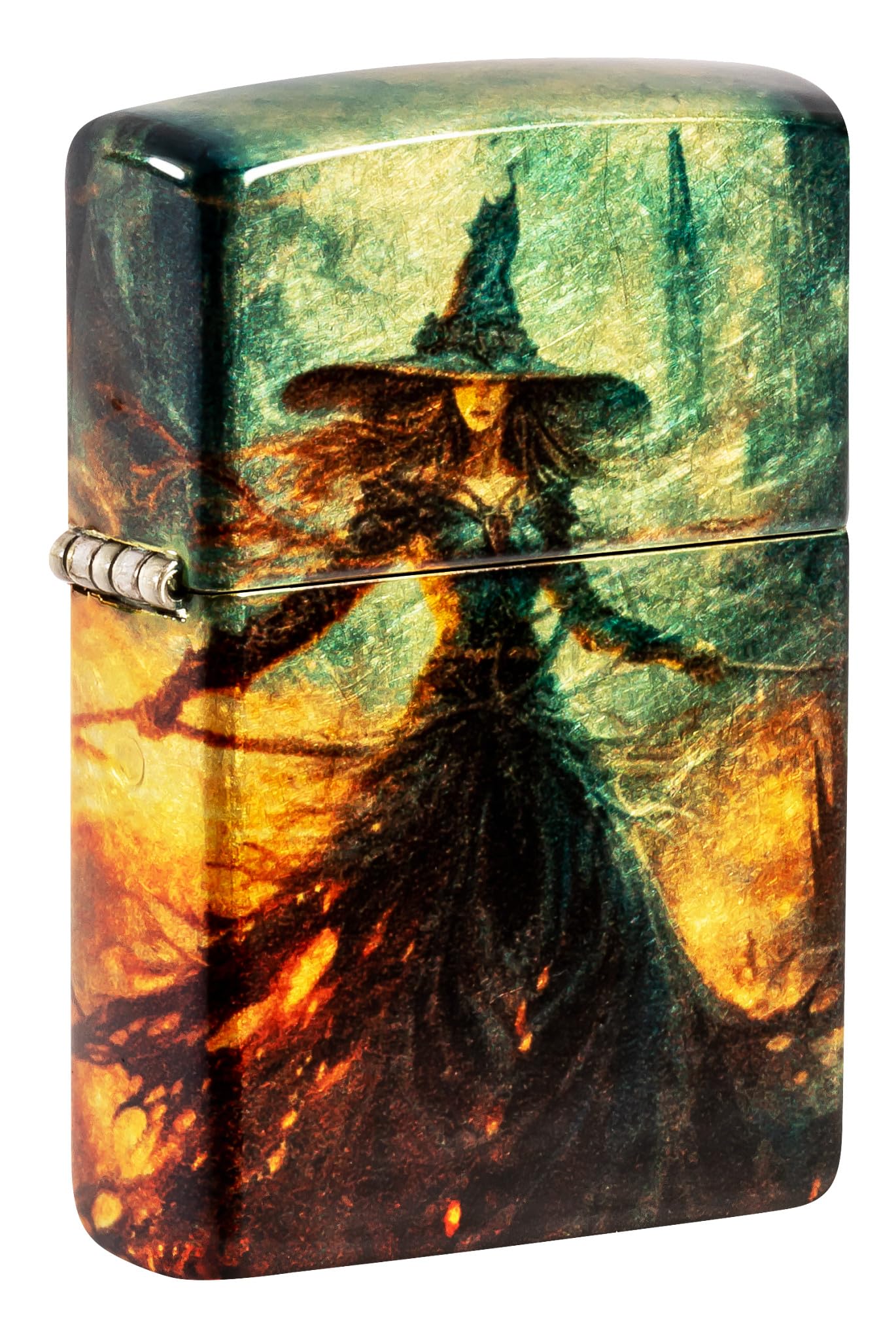 Mechero De Bolsillo Zippo Fire Mage Design 540, Latón Rugoso - Venta Internacional.
