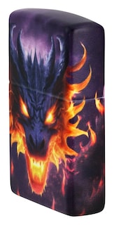 Foto 3 | Mechero De Bolsillo Zippo Glowing Dragon Design 540 Color Glow - Venta Internacional.
