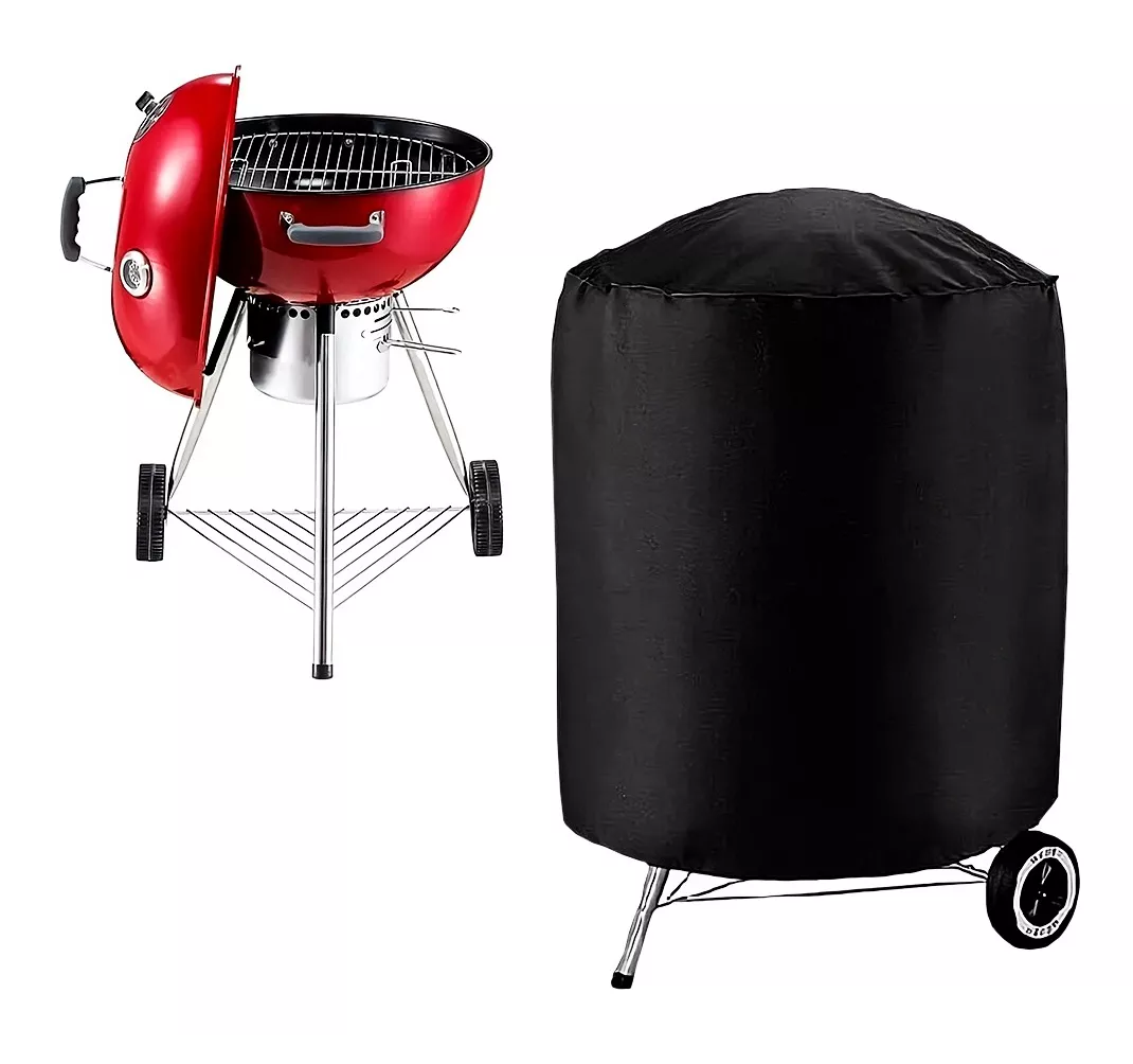 Foto 3 pulgar | Funda Para Asador Redondo Tipo Weber Kettle, Negro