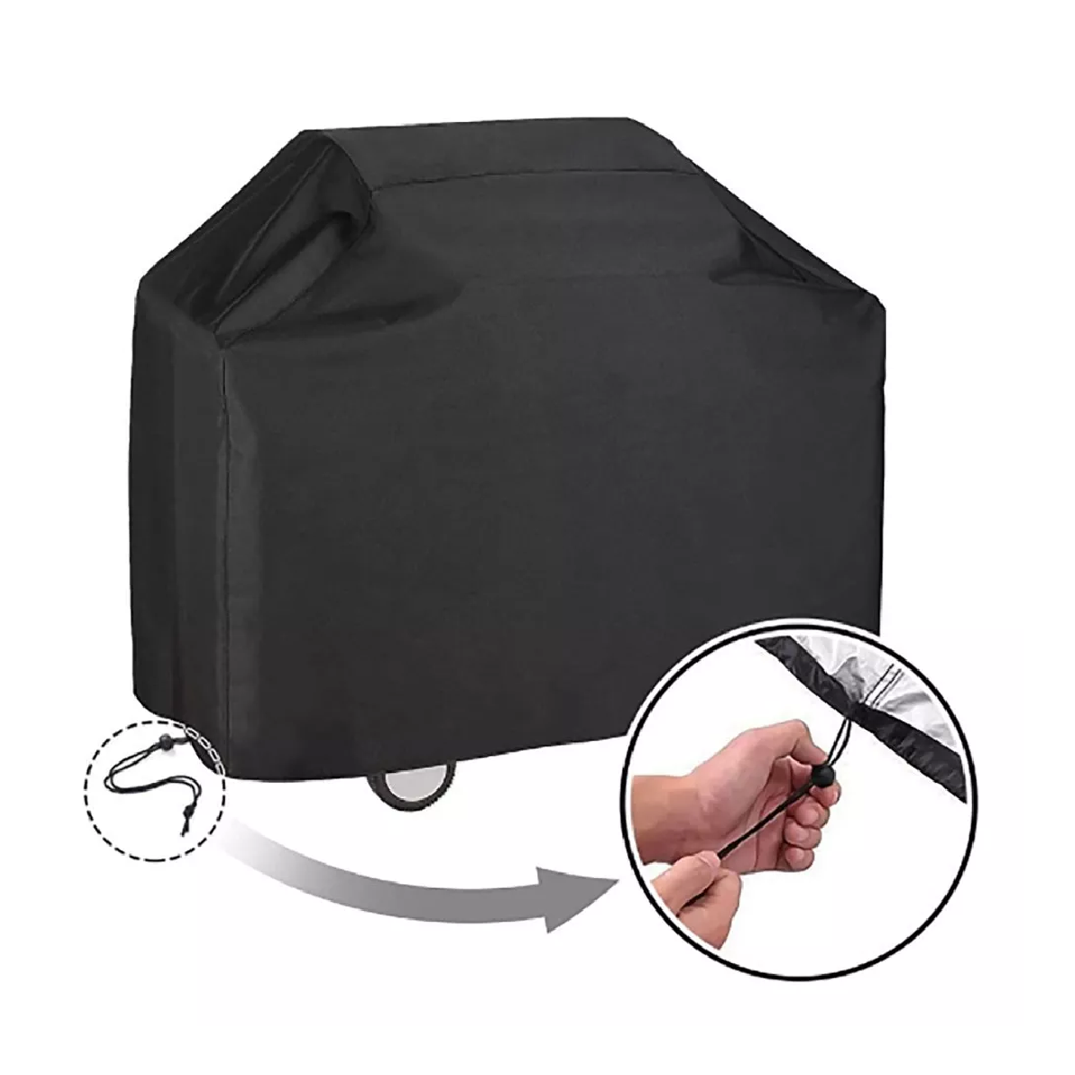 Foto 5 pulgar | Funda Protectora Para Parrilla Tamaño L Para Exteriores Negro