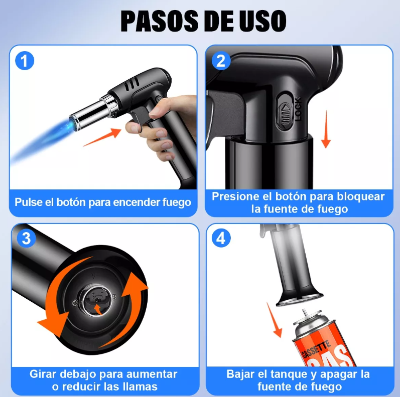 Foto 4 pulgar | Soplete Encendedor Xtellar Plateado