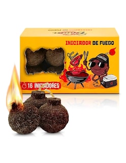 Foto 2 | Iniciador de Fuego Carbon Leña Chimenea Cocoboom + Termo Güish