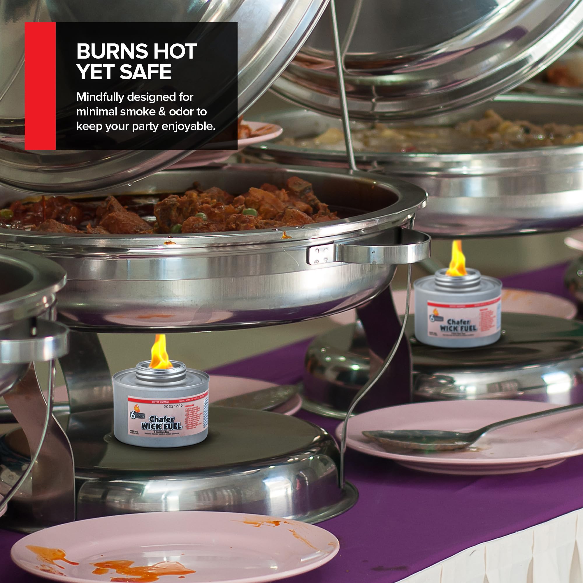Foto 7 pulgar | Latas De Combustible Para Calentar Alimentos Para 6 Horas (paquete De 6) Para Calentar Tu Hogar - Venta Internacional.