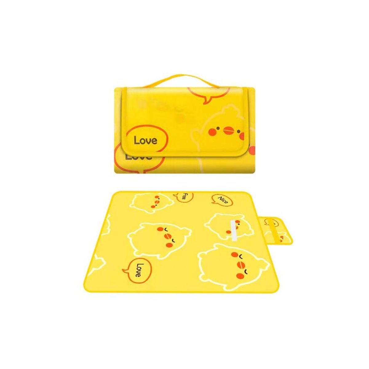 Foto 2 pulgar | Tapete Impermeable Elegate HOG189150200 color Amarillo para Picnic Camping 150 CM X 200 CM