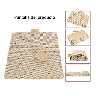 Foto 3 | Tapete De Picnic Acampar Playa Manta Impermeable Eo Safe Imports Esi-9344 Beige