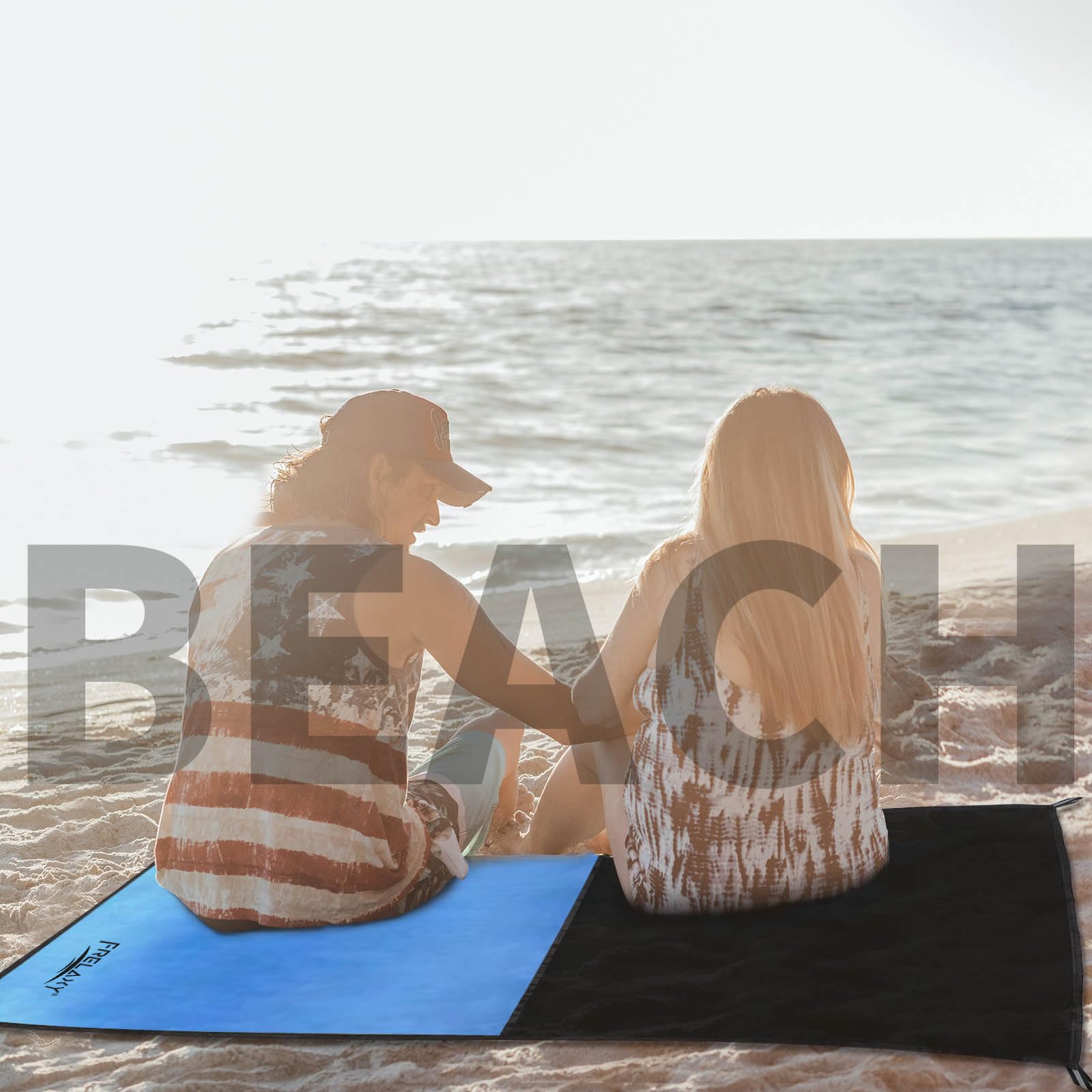 Foto 6 pulgar | Manta De Pícnic Con Bolsillo Frelaxy, Impermeable, Azul, 70 X 120 Cm - Venta Internacional.