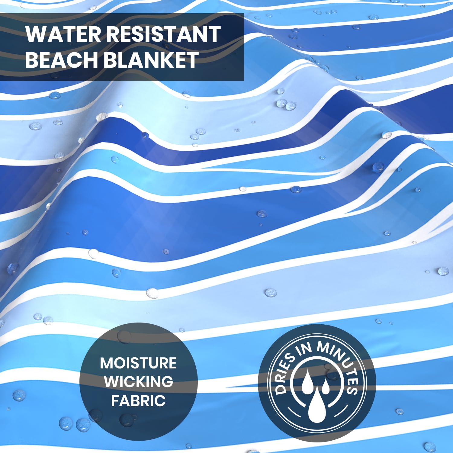 Foto 6 | Manta De Playa Everlasting Comfort, Impermeable Y Resistente A La Arena - Venta Internacional.